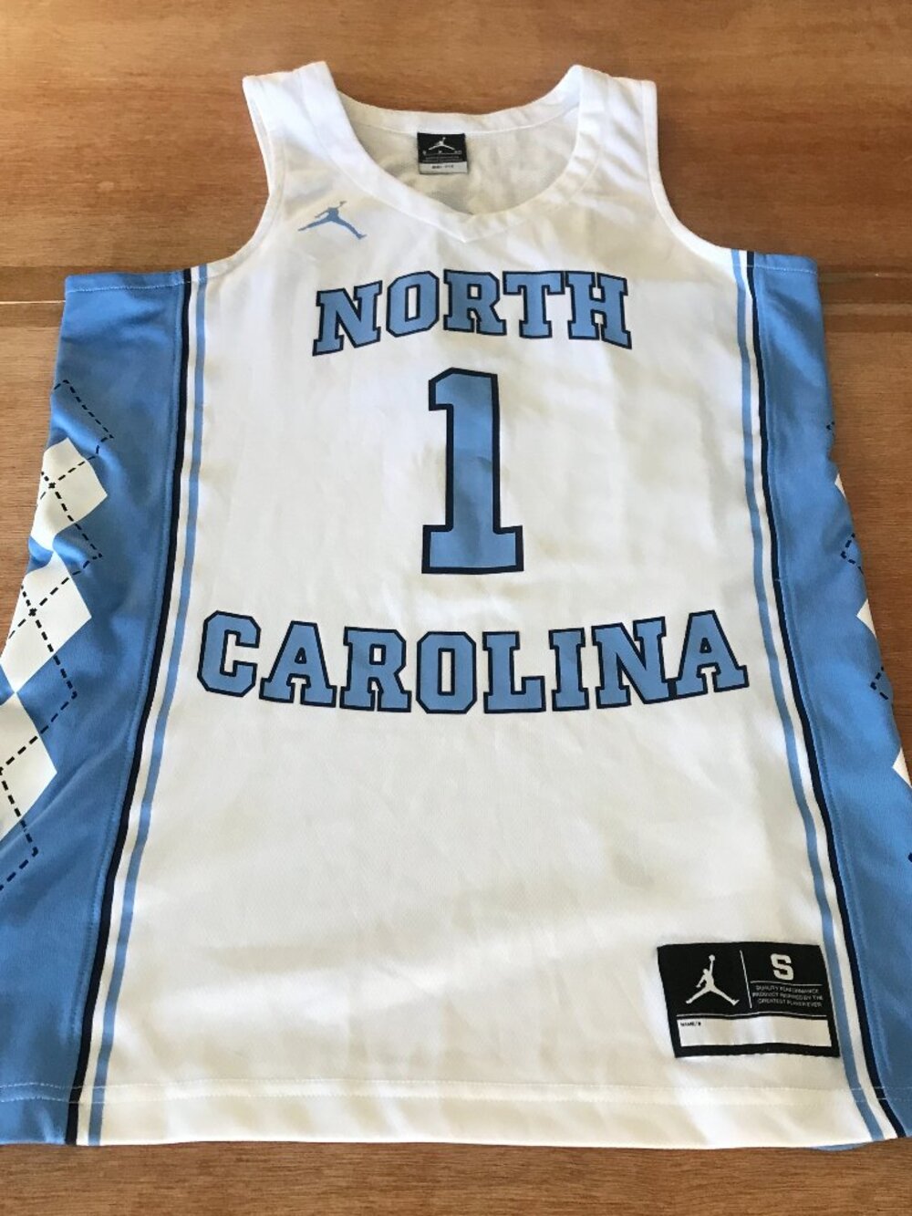 Jordan Dri Fit North Carolina Tar Heels Jersey Tank Top Men S Blue Athleisure